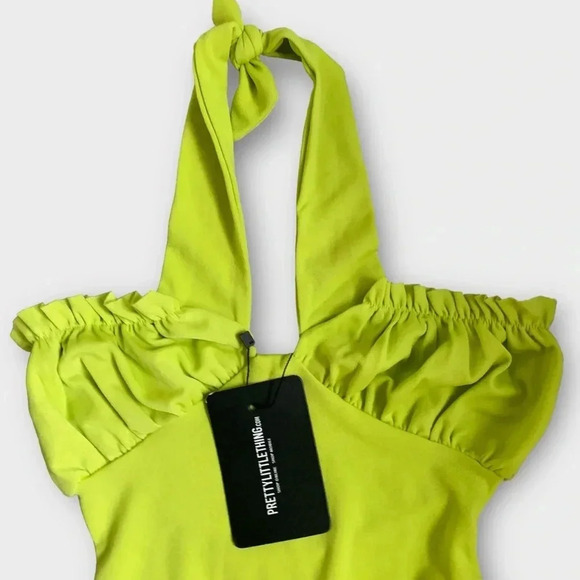 NWT Prettylittlething Halter Neck Bodysuit - Picture 2 of 5